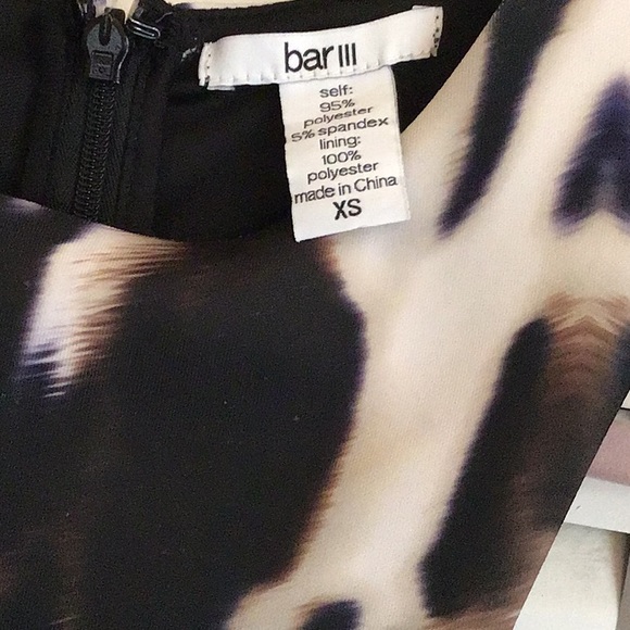 Bar III brown scuba dress - Picture 7 of 9